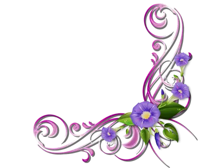 Elegant Floral Decoration with Purple Flowers