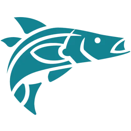 Modern Fish Logo with Aquatic Design