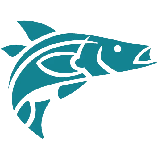 Modern Fish Logo with Aquatic Design