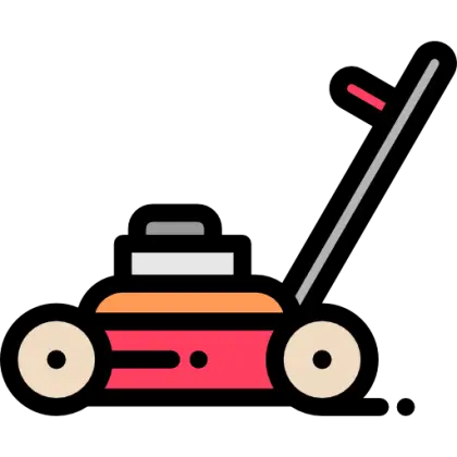 Lawn Mower Illustration for Gardening