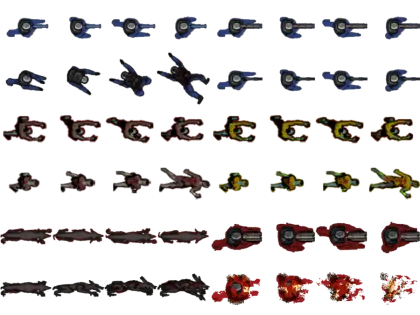 Game Character Sprites