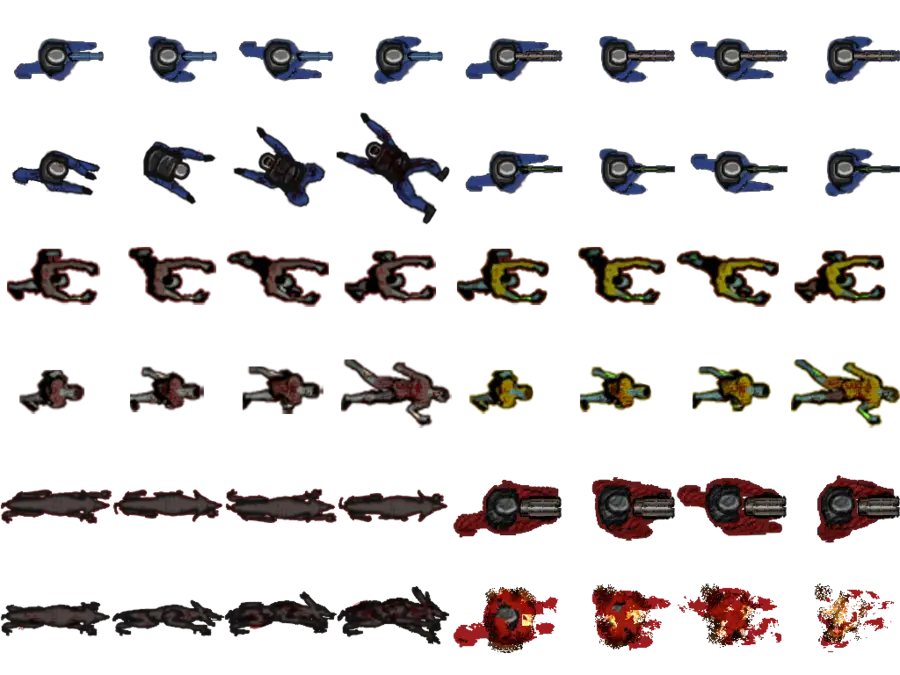 Game Character Sprites