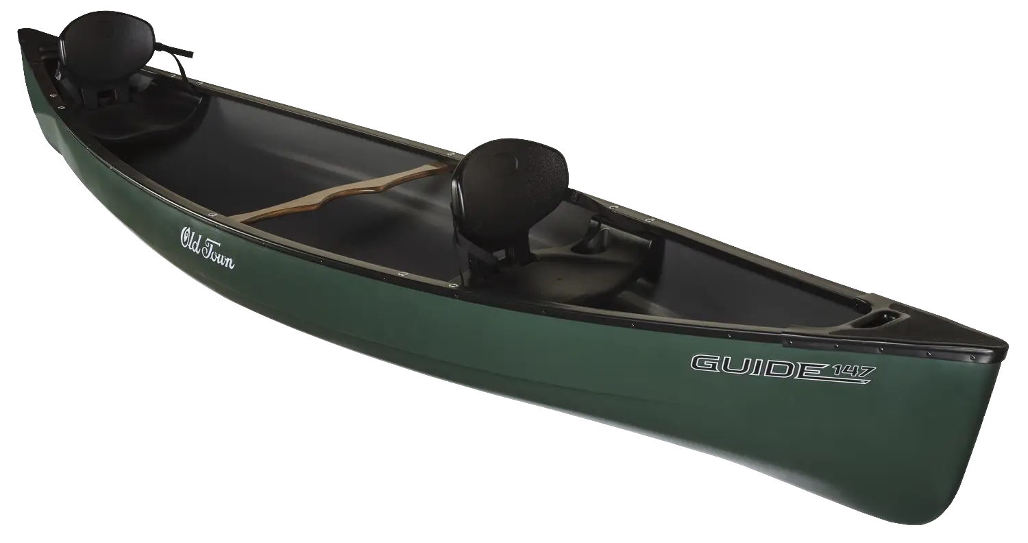 Green Canoe for Outdoor Water Adventures