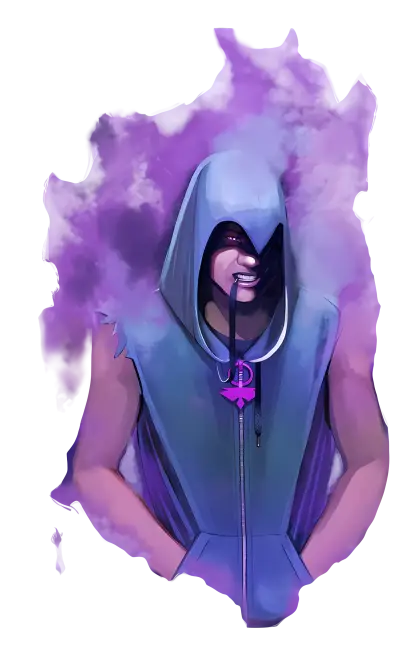 Mysterious Hooded Character