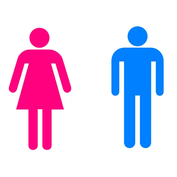 Pink and Blue Gender Symbols