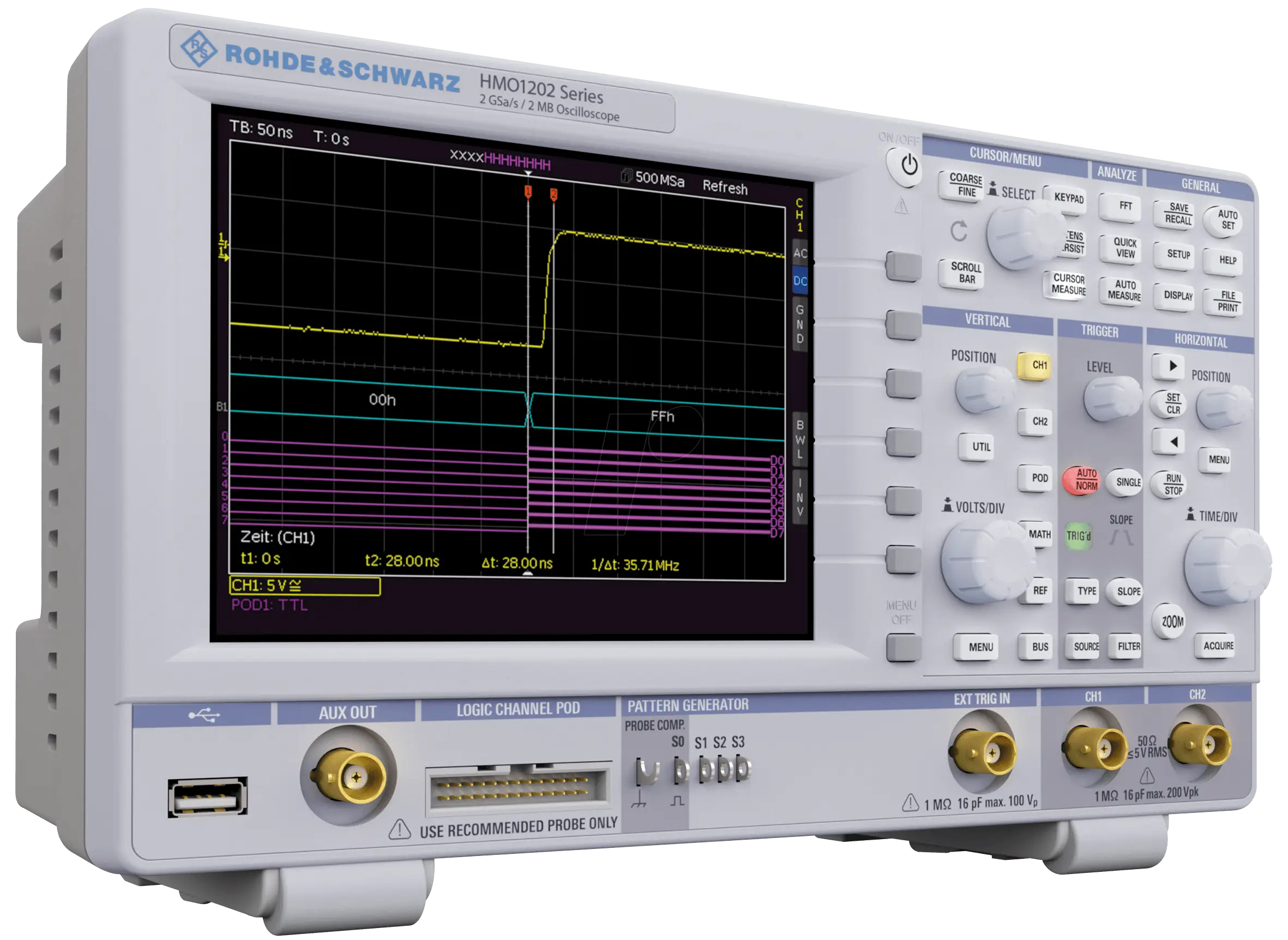 Oscilloscope Machine with Signal Display