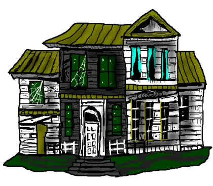 Spooky Haunted House Cartoon