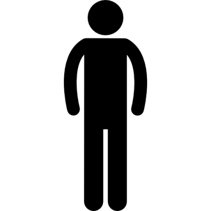 Simple Black Person Icon