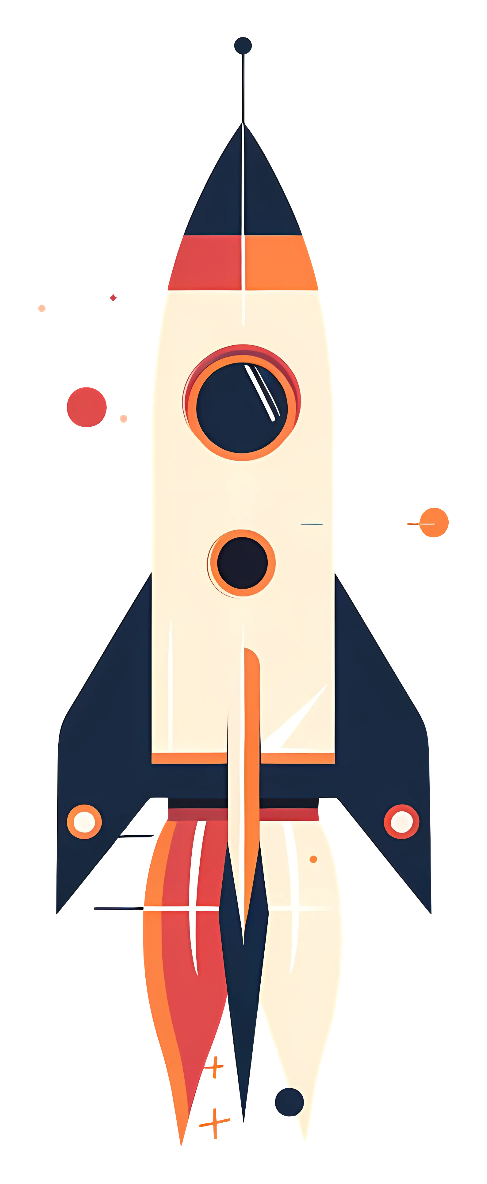Cartoon Rocket Illustration