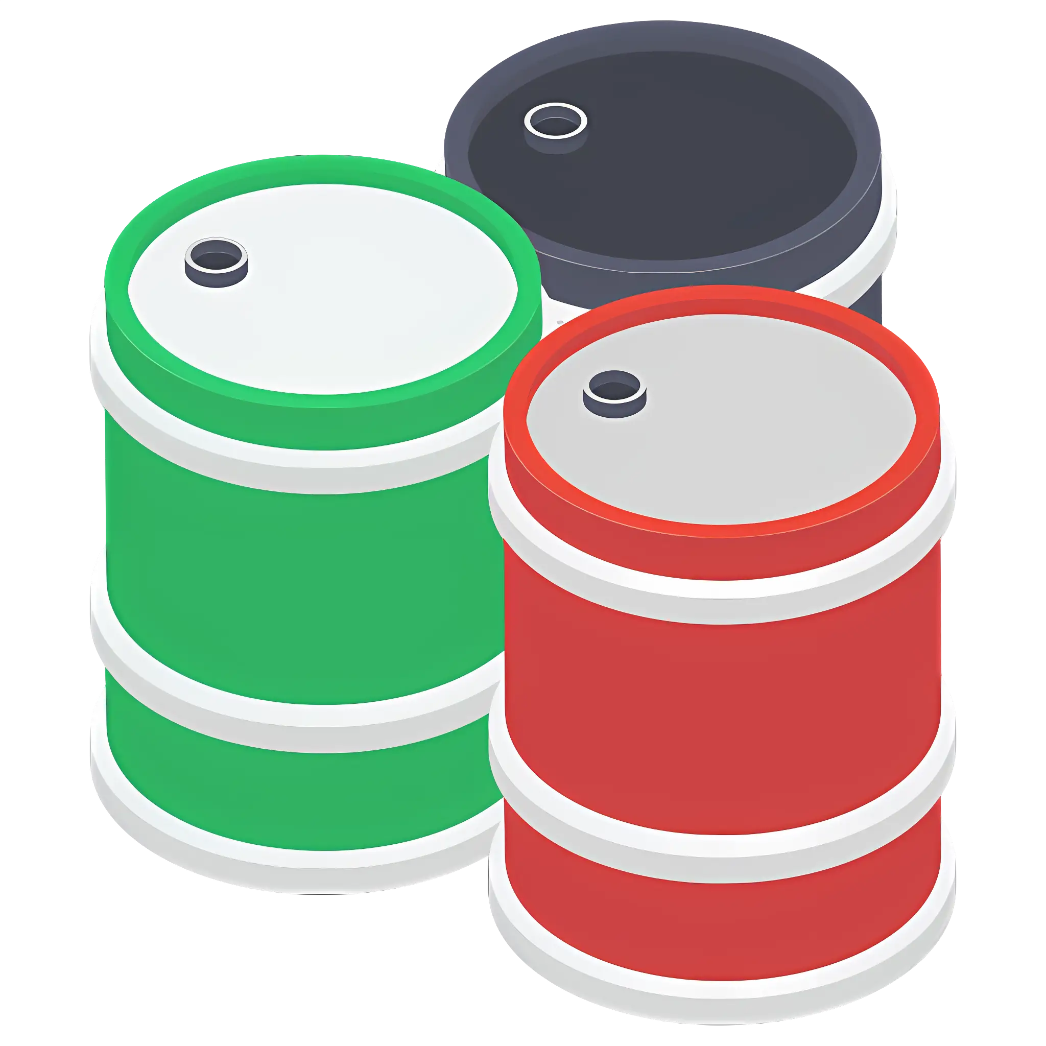 Colorful Oil Barrels