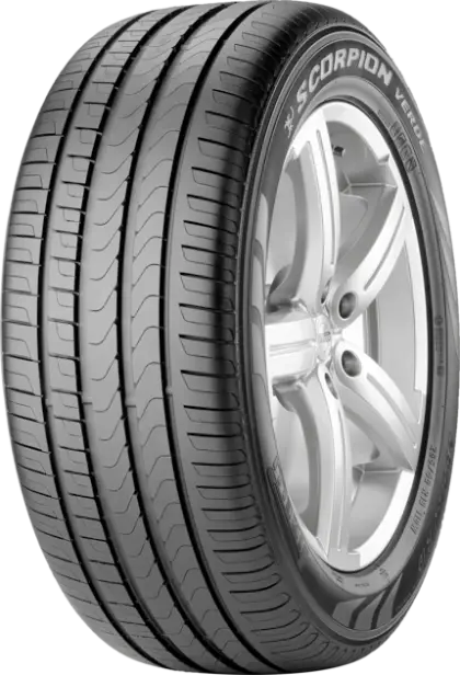 Car Tire Featuring Textured Tread Design