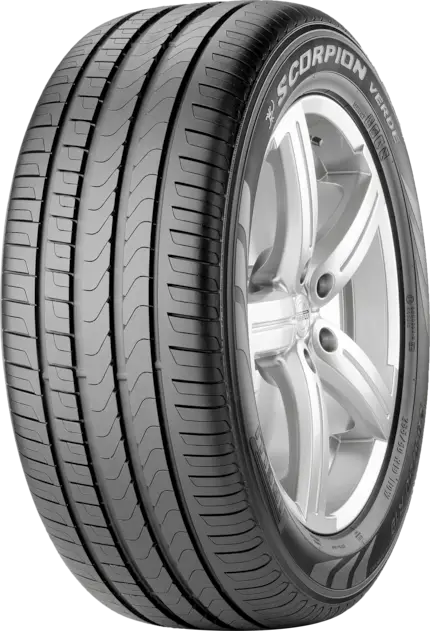 Car Tire Featuring Textured Tread Design