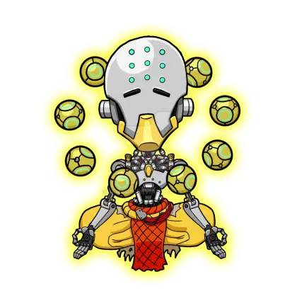 Futuristic Robot Character