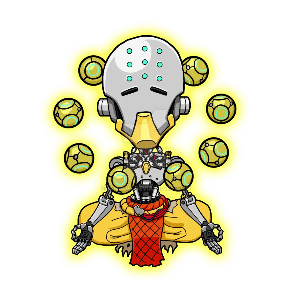 Futuristic Robot Character