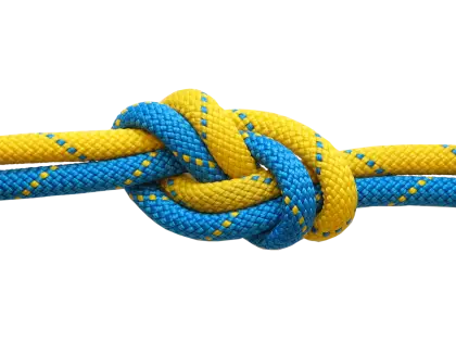 Colorful Rope Knot
