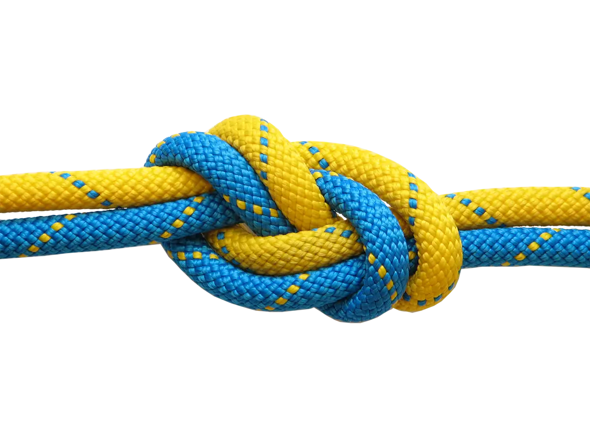 Colorful Rope Knot
