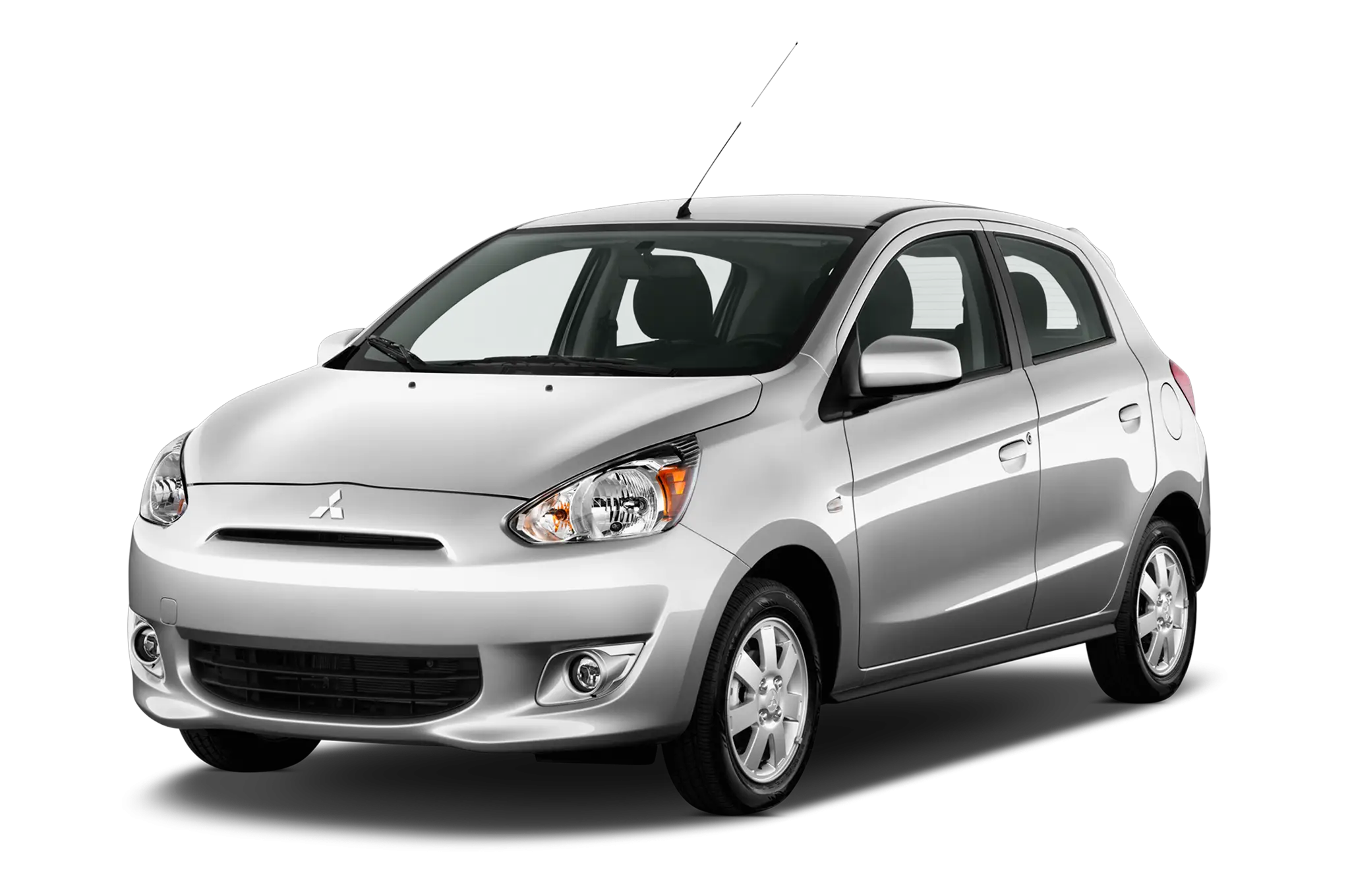 Silver Compact Car Design