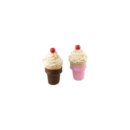 Chocolate and Strawberry Ice Cream