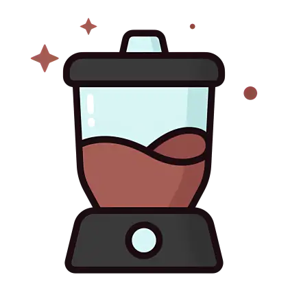 Blender with Brown Liquid