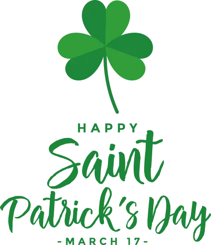 Green Shamrock for Saint Patrickâ€™s Day Celebration