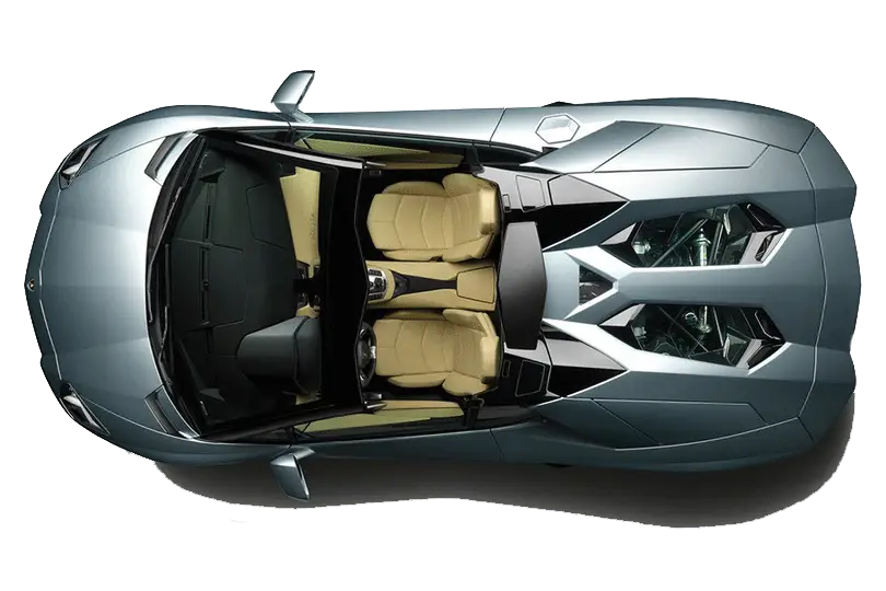 Top View of Convertible Car