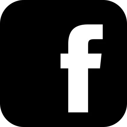 Black Facebook Icon Symbol