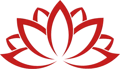 Red Lotus Flower Design