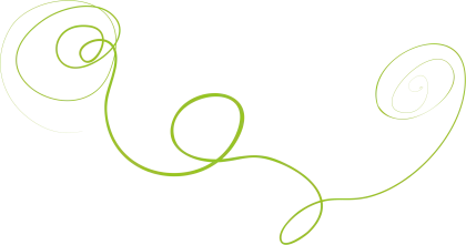 Green Swirl Decorative Design