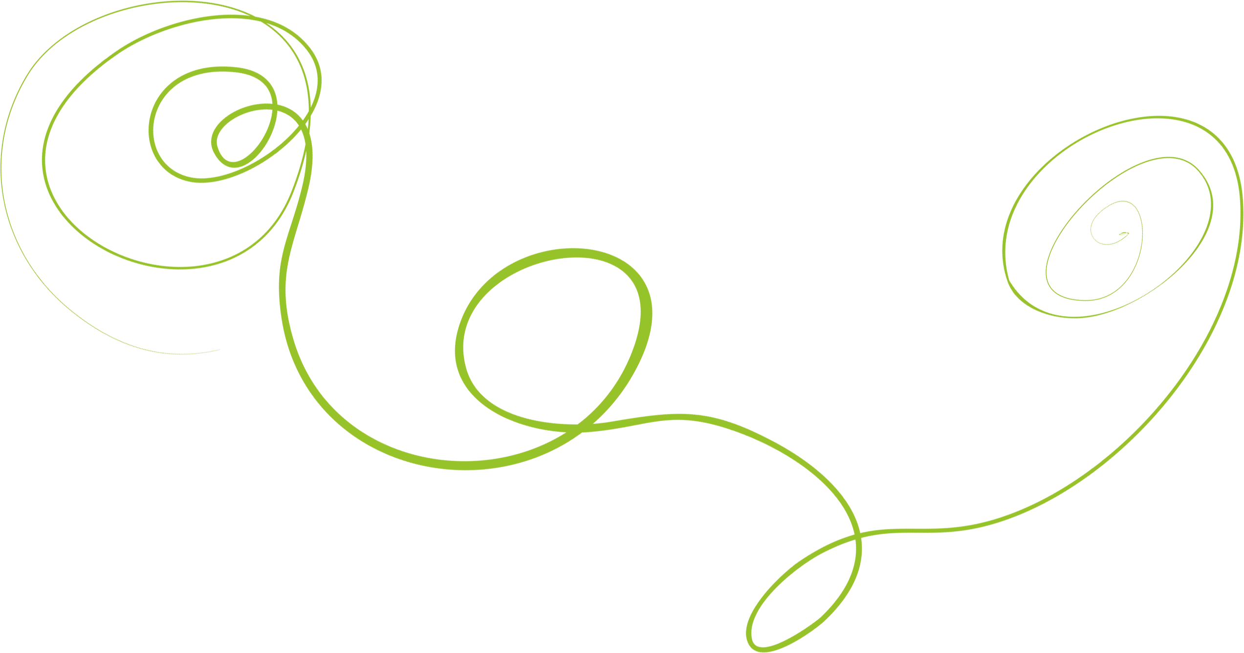 Green Swirl Decorative Design