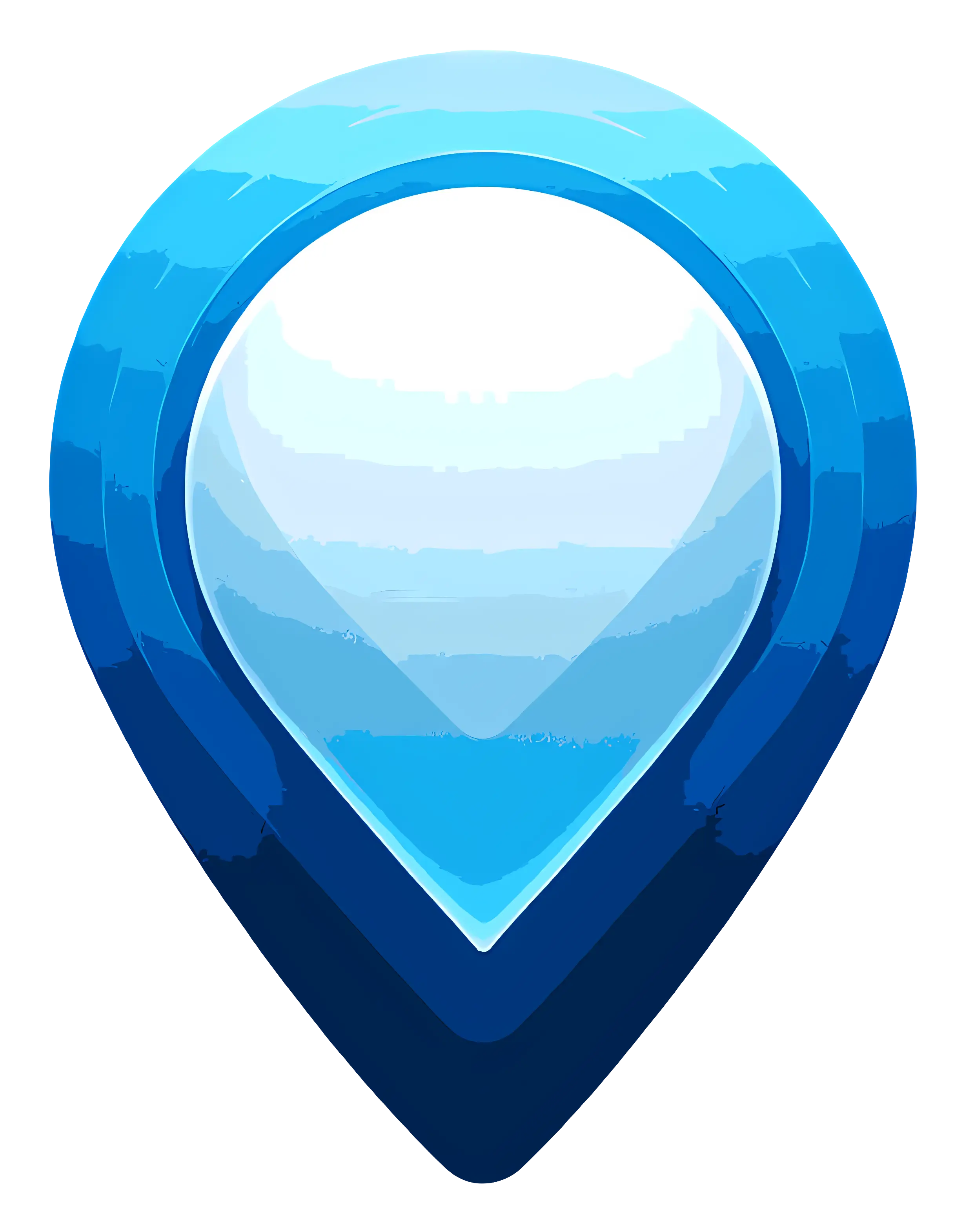 Blue Location Pin Icon