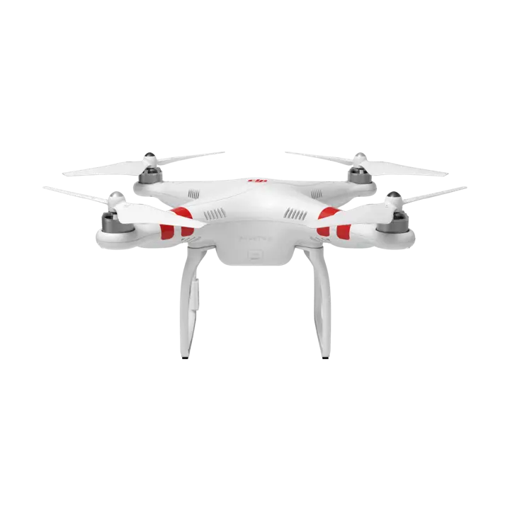 White Quad-Copter Drone for Aerial Use