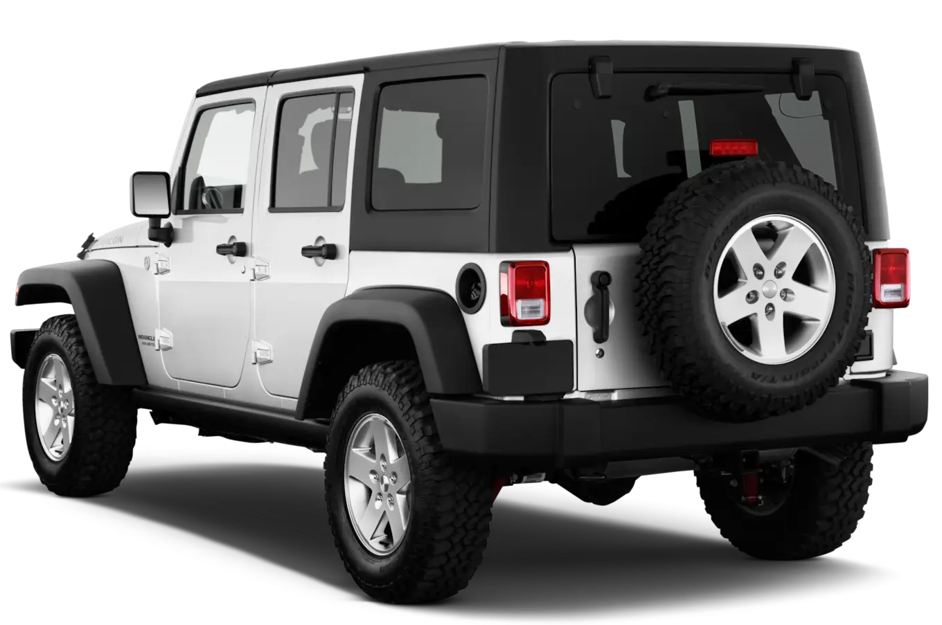 Black and White Jeep for Off-Road Adventures