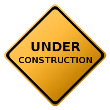 Under Construction Warning Sign