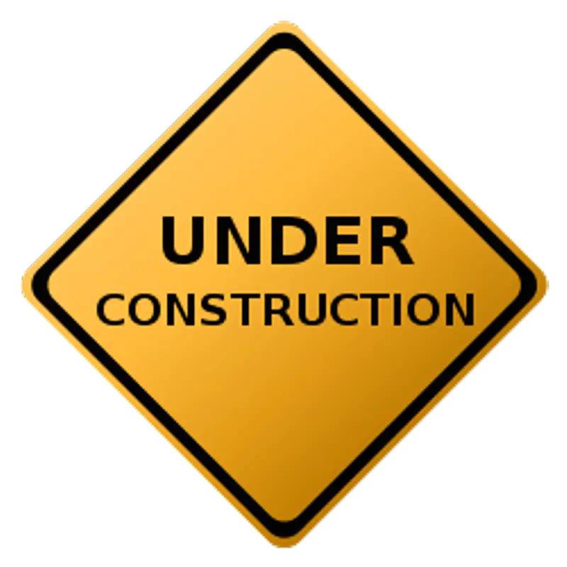 Under Construction Warning Sign