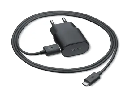 Black Charger with Cable