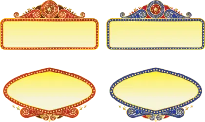 Blank Marquee Signs Template