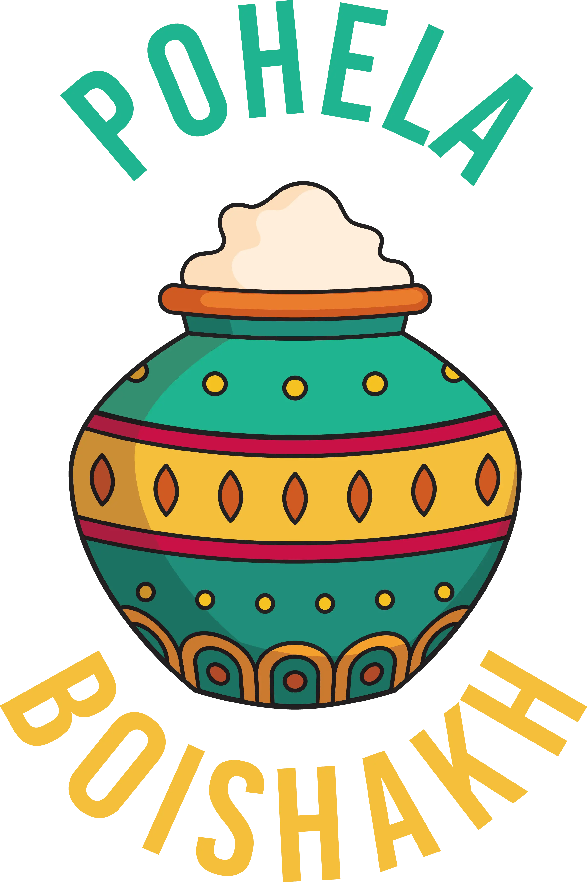 Decorative Pot for Pohela Boishakh