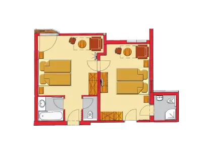 Detailed Apartment Floor Plan Design