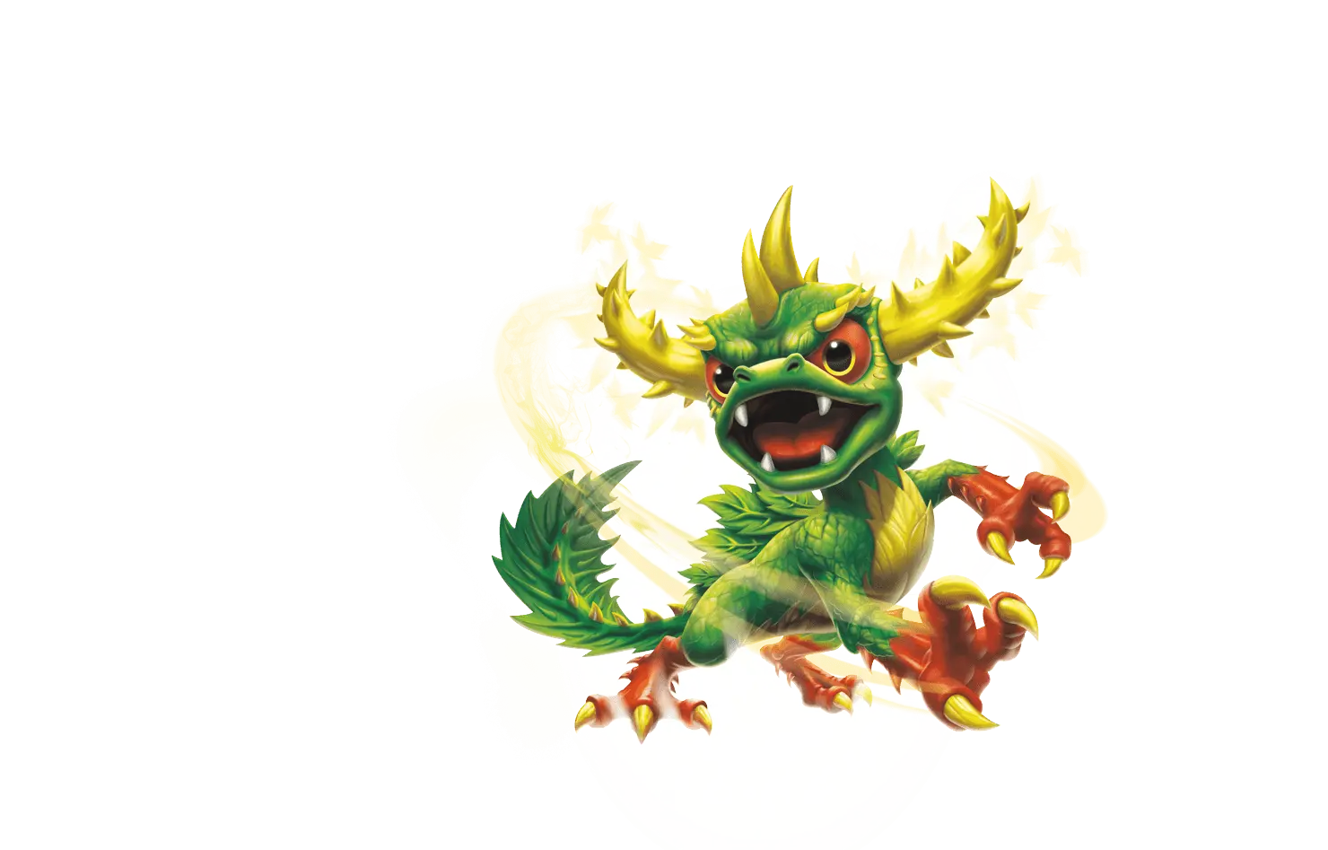 Green Monster Cartoon Character