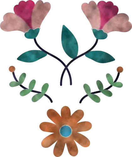 Colorful Flower Illustration