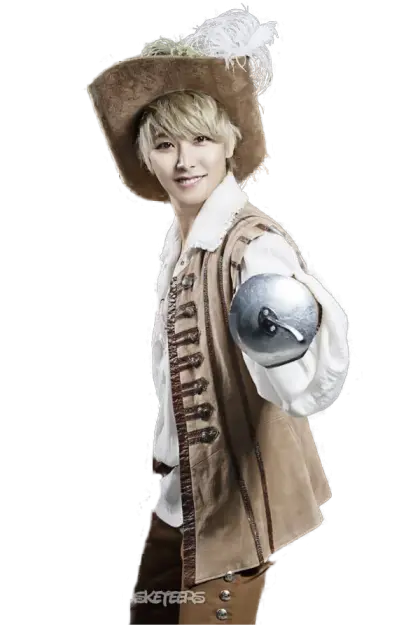 Person in Historical Costume with Sword