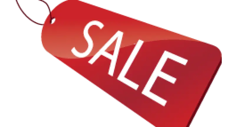 Red Sale Tag Illustration