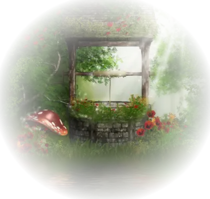 Beautiful Garden Well with Flowers