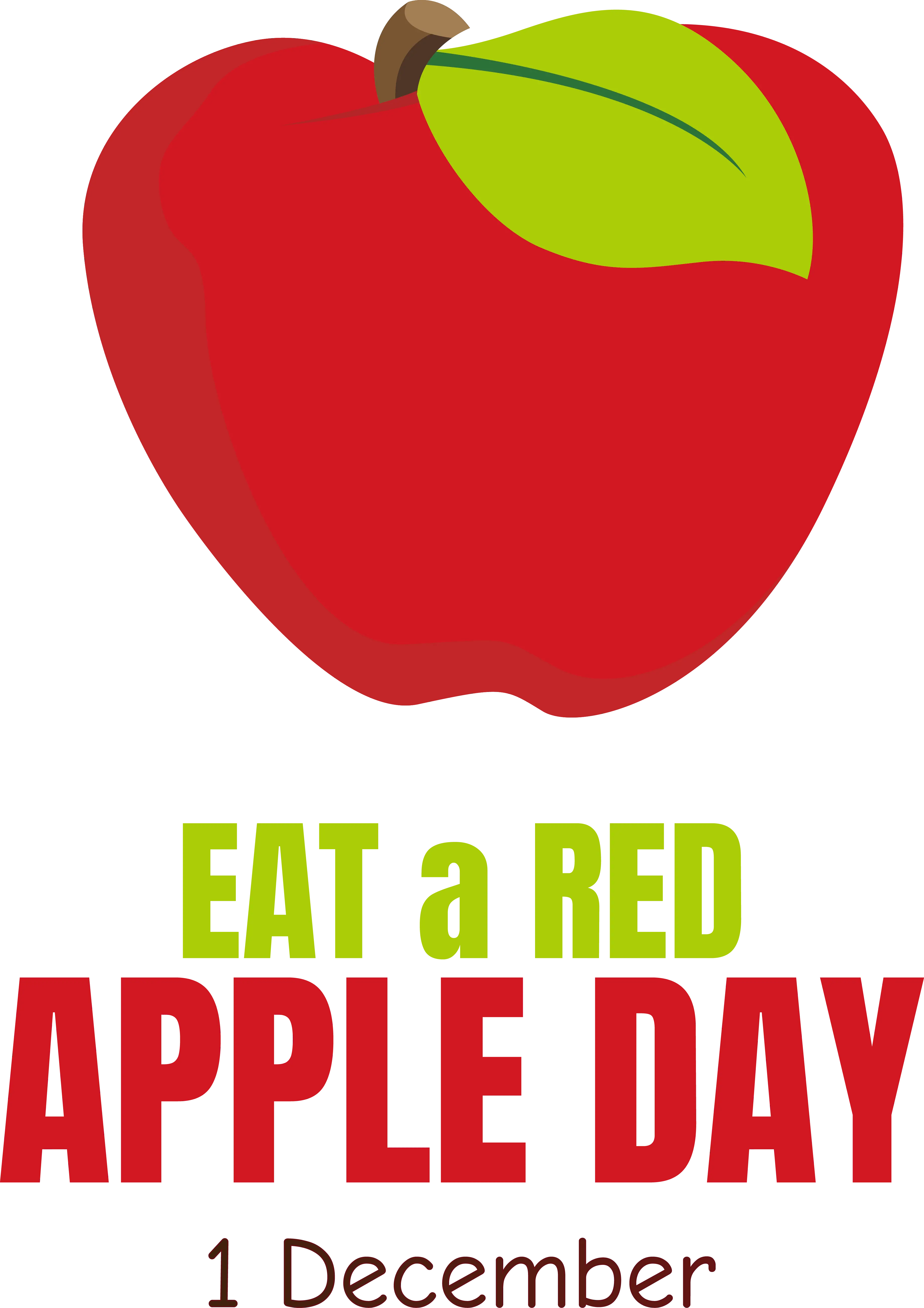 Illustration for Eat a Red Apple Day