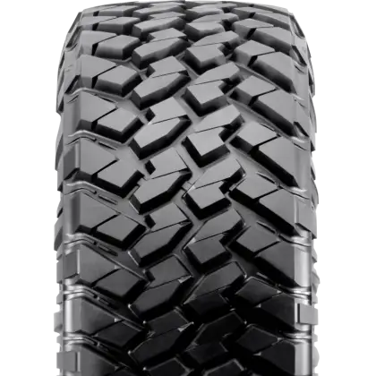 Off-Road Tire with Rugged Tread Design
