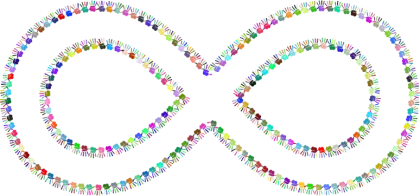 Colorful Infinity Symbol