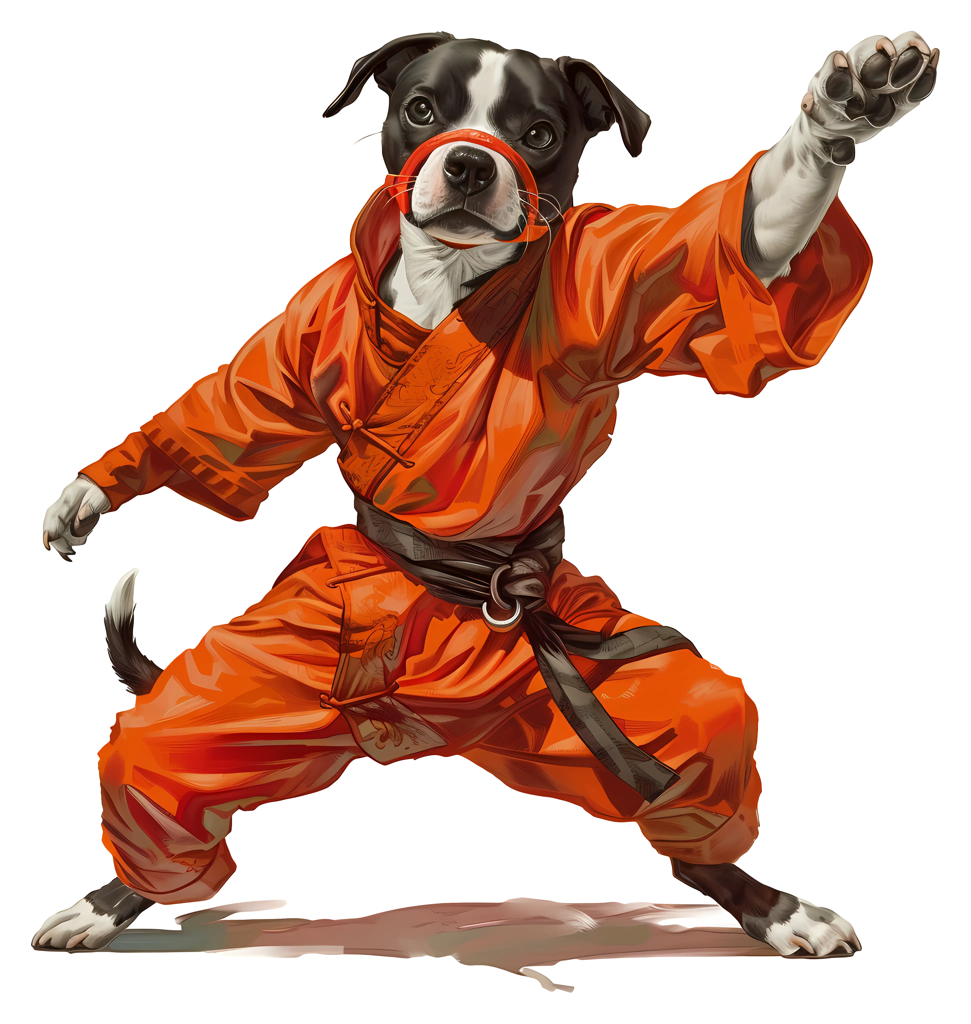 Karate Dog in Costume