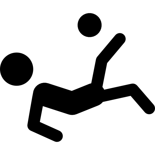 Falling Stick Figure Icon