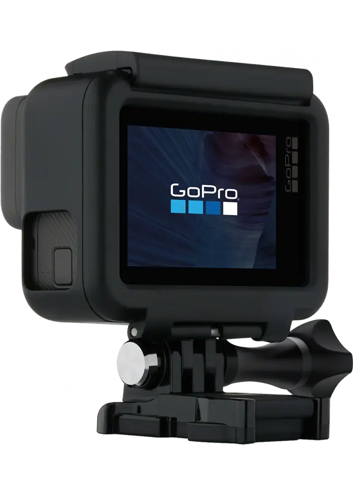 Compact GoPro Action Camera in Black Casing