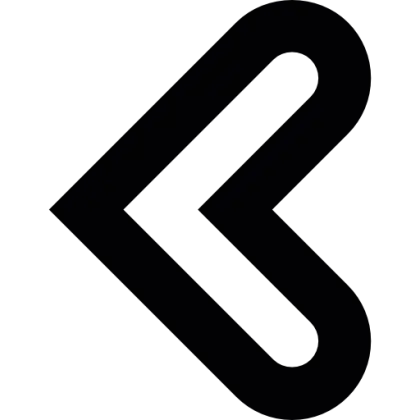 Curved Left Arrow Symbol